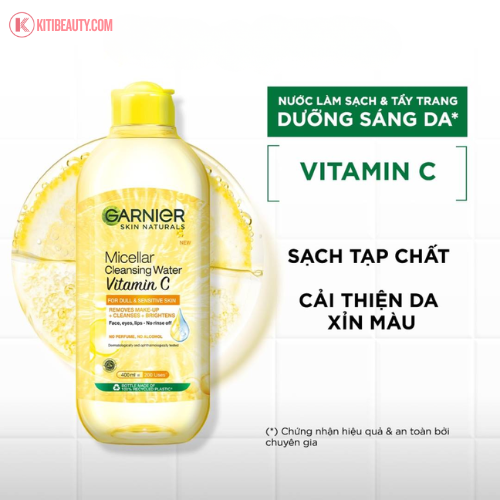 Nước Tẩy Trang Garnier Micellar Cleansing Water 400ml